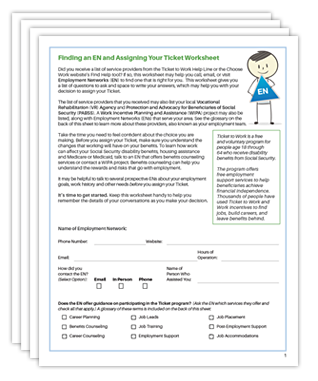 thumbnail image of Beneficiary Worksheet