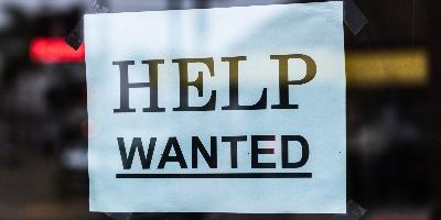 Help Wanted window sign