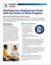 Planning Your Employment Goals with the Ticket To Work Program