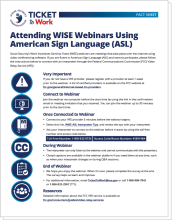 Wise Webinars ASL Fact Sheet Thumbnail
