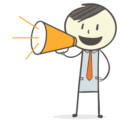 Ben with megaphone